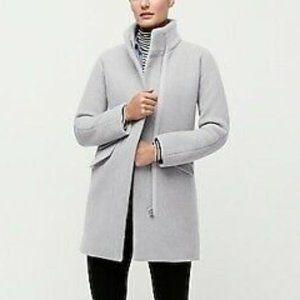 J Crew Gray Stadium Cocoon Coat
